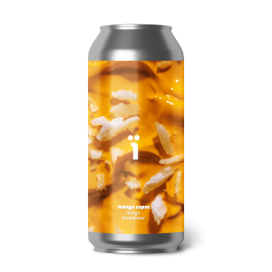 mango capac, mango & coconut sour ale in a can