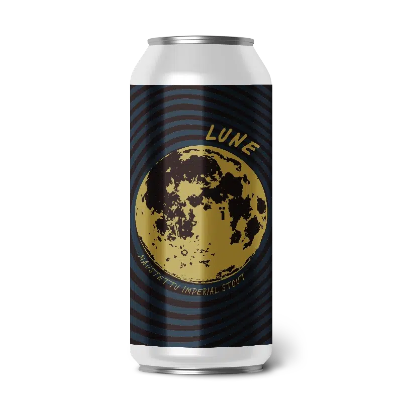 lune imperial stout vaniljalla ja kaakaonibseillä tölkki